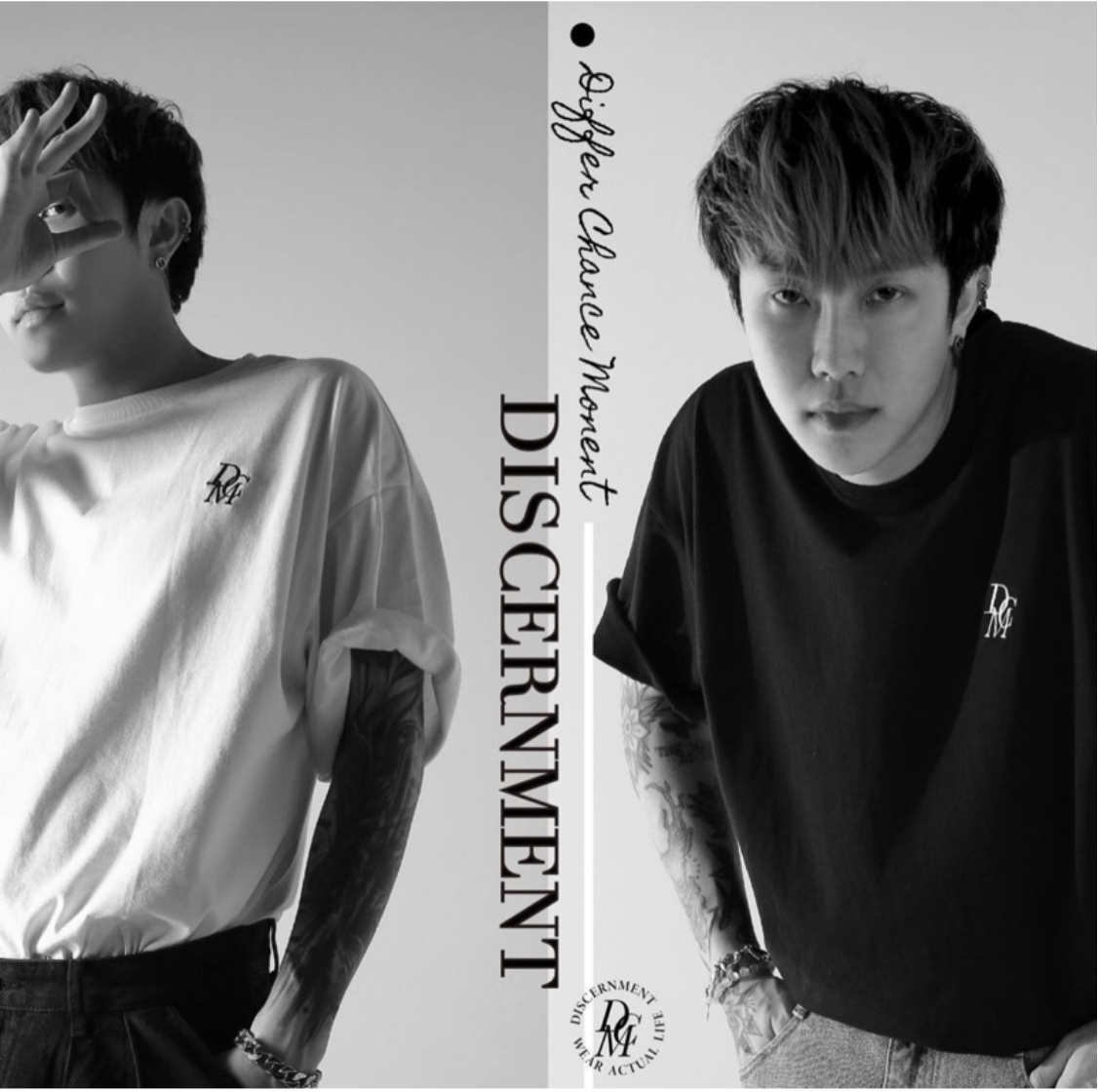 DISCERNMENT DCM 堆疊LOGO刺繡 基礎 短T 素T BASIC LOGO T