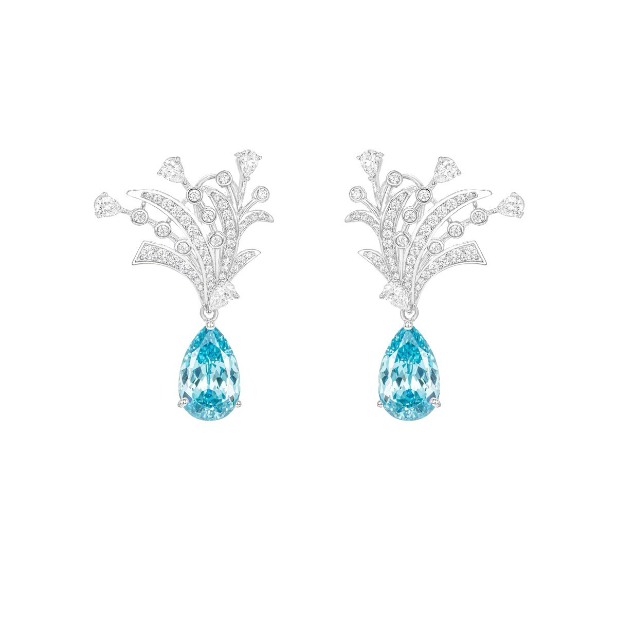 帕拉依巴色輕奢耳環 925銀耳環