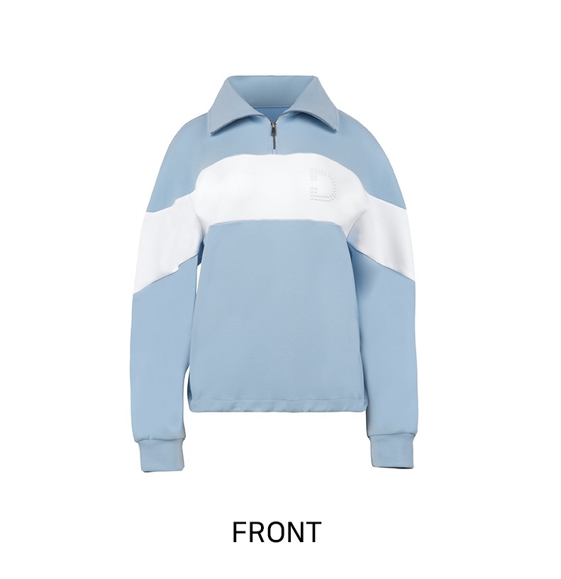 女 10M 韓國度維克高球品牌 5折起/舒適寬鬆休閒風格半拉鍊長袖T上衣/高爾夫球衣 網球衣