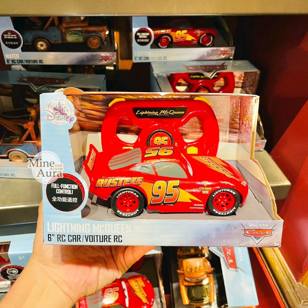 閃電麥坤 Lightning McQueen 遙控汽車 模型 玩具 汽車總動員 Cars -上海迪士尼樂園
