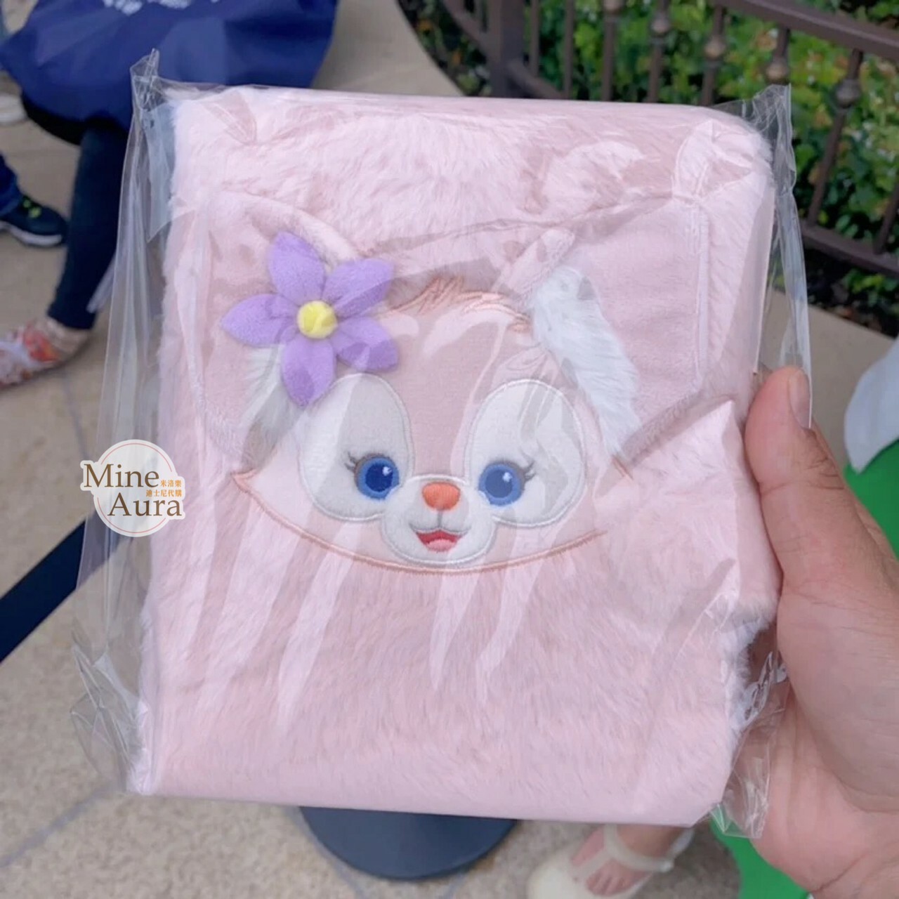 玲娜貝兒 Lina bell 大頭 絨毛 毛毛造型 筆記本 記事本 簽名本 -上海迪士尼樂園