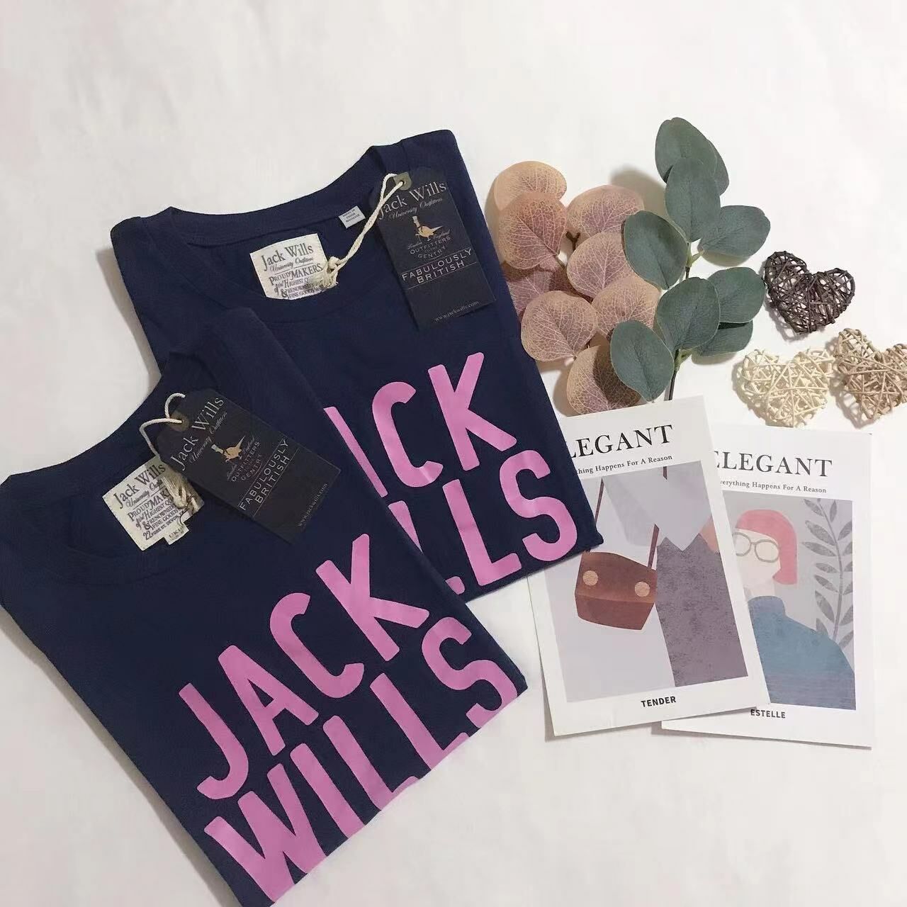 JACK WILLS LOGO TEE 女裝絕版款