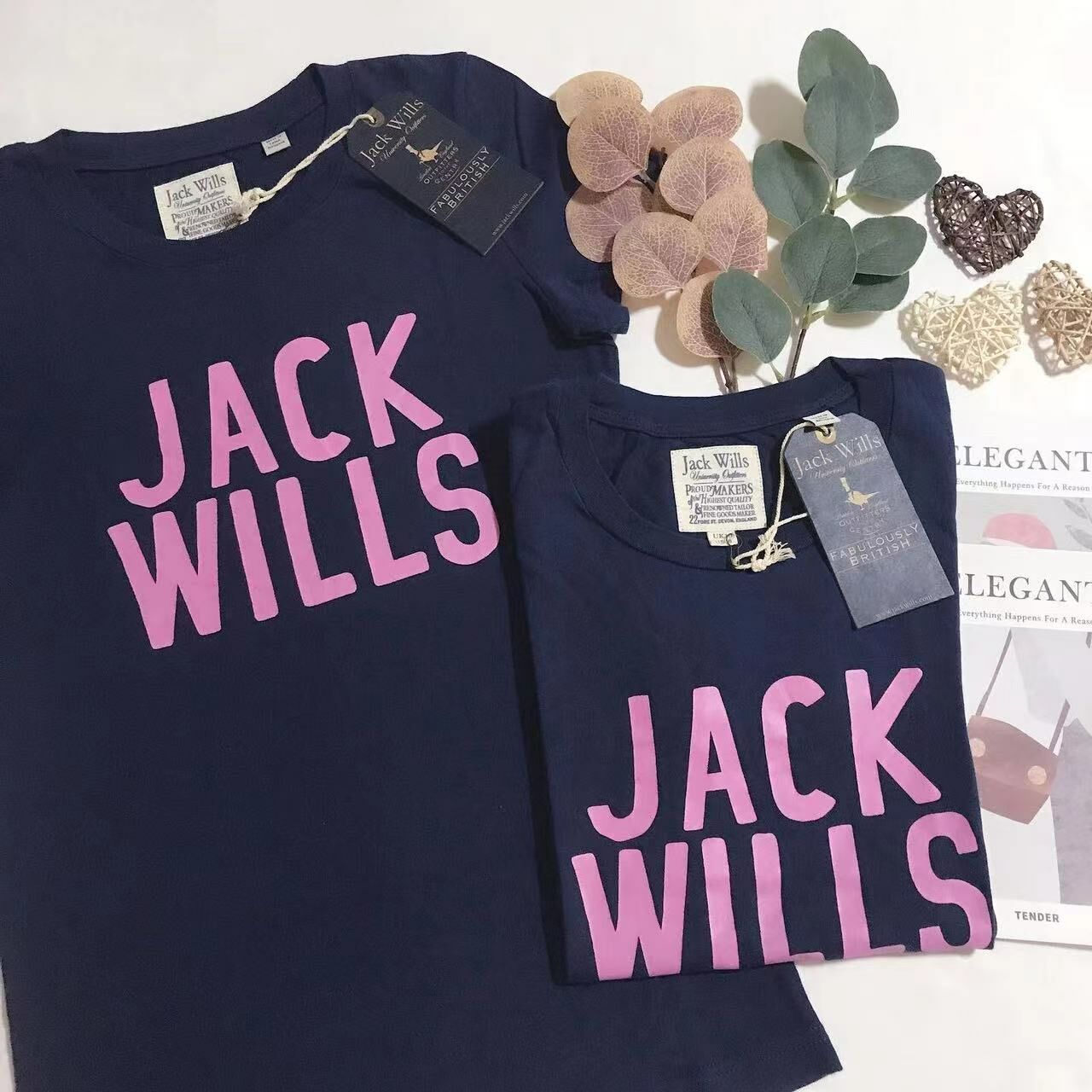 JACK WILLS LOGO TEE 女裝絕版款