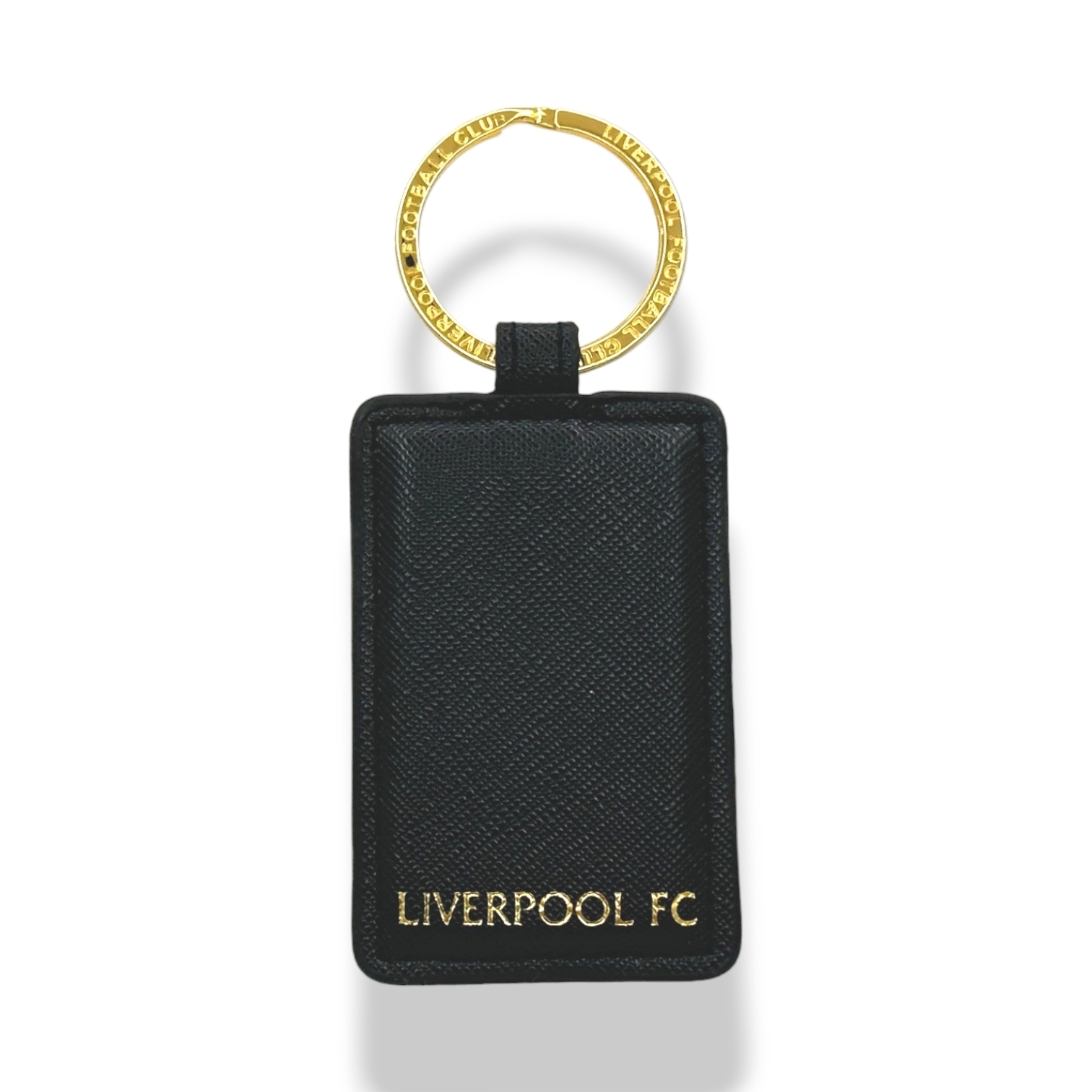 利物浦長方形皮革鎖匙扣