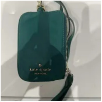 [S] KATE SPADE KC630 CHELSEA KSNYL CARD CASE LANYARD,DEEP JADE, 196021323041 (SKS824)