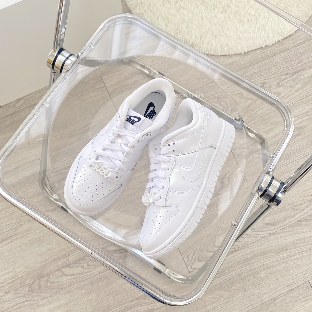 Nike Dunk 珍珠白 雷射 珠光白（FD8683-100）