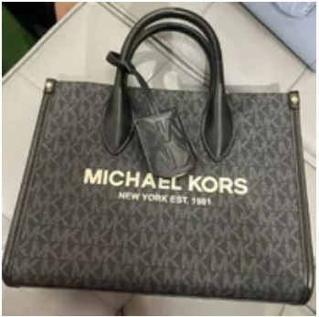 [S] MICHAEL KORS 35F2G7ZC5B MIRELLA SM SHOPPER TZ XBODY,BLACK, 196163437569 (SMK552)