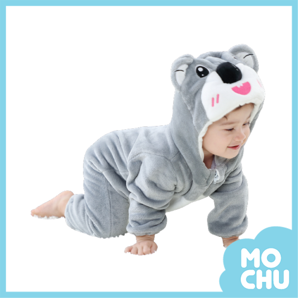 澳洲無尾熊法蘭絨連身衣(加厚)