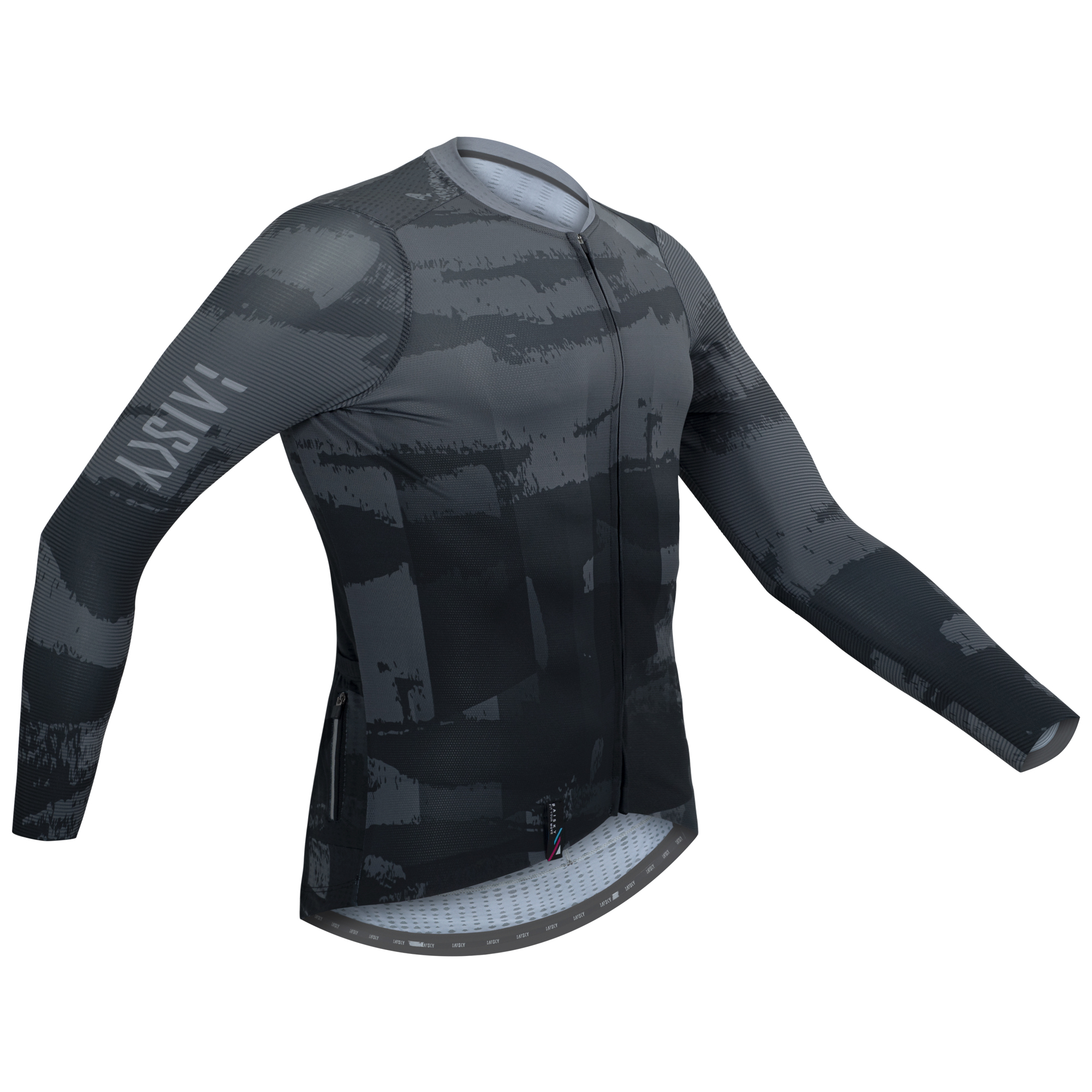 男款空力薄款長車衣 山競 黑