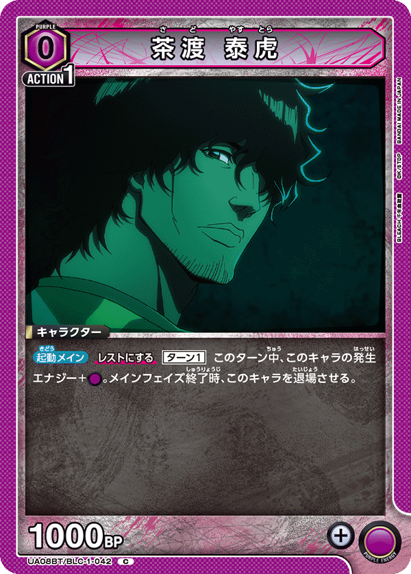 UA08BT/BLC-1-042 茶渡 泰虎