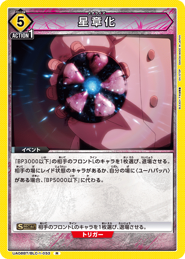 UA08BT/BLC-1-033 星章化