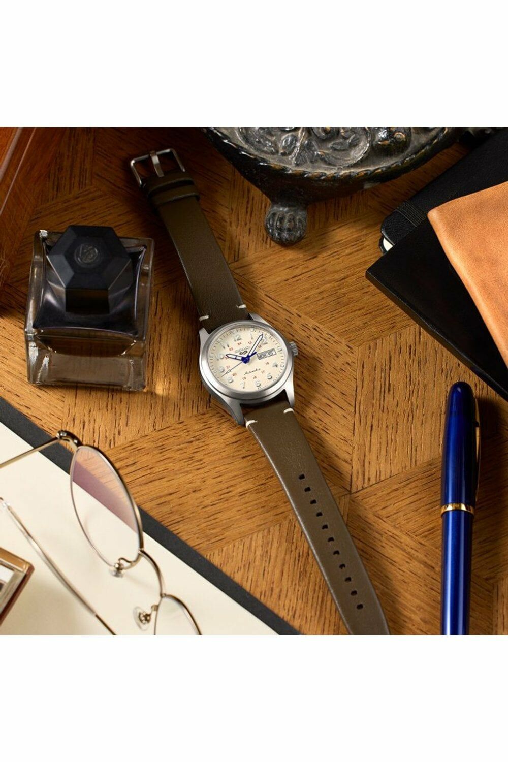 萬年鐘錶 - SEIKO  5 Sports  110週年限量 軍風機械套錶  SRPK41K1 / 4R36-15L0S  錶徑39.4MM