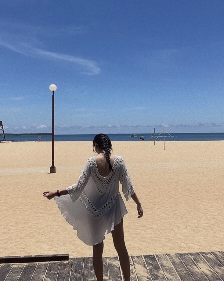 JA005 波希米亞風防曬薄紗外套