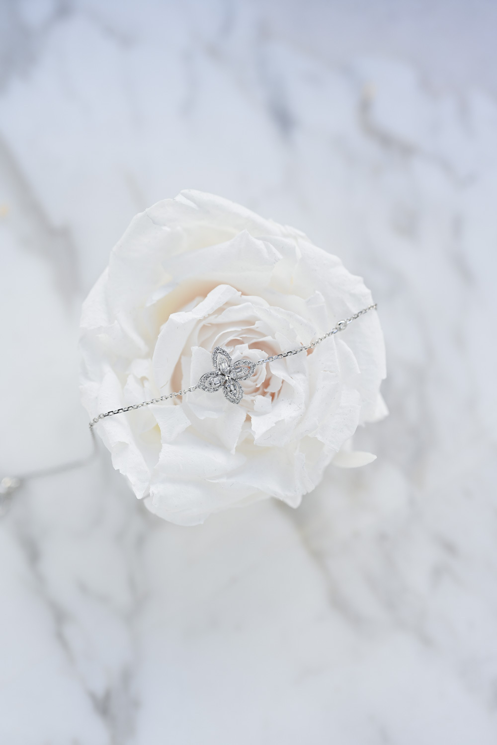 18K Bauhinia Diamond Bracelet