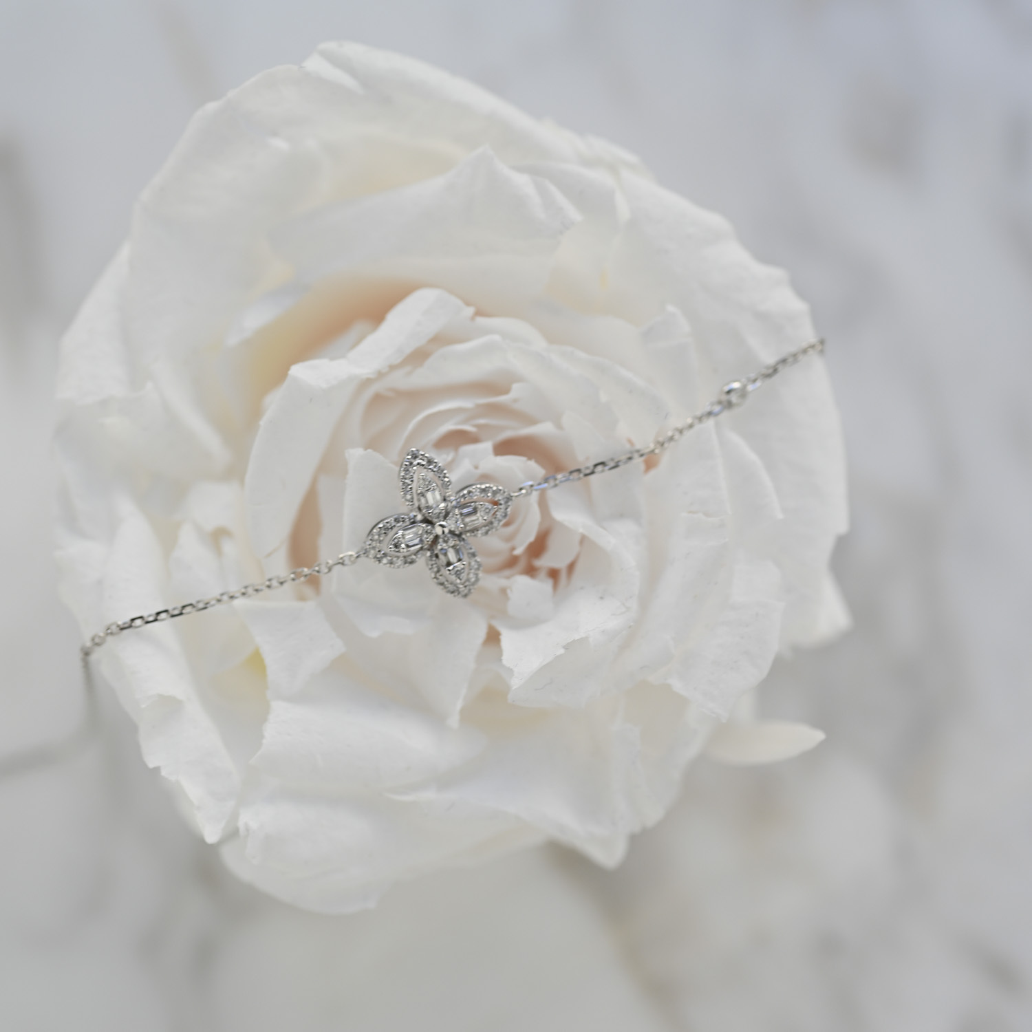 18K Bauhinia Diamond Bracelet