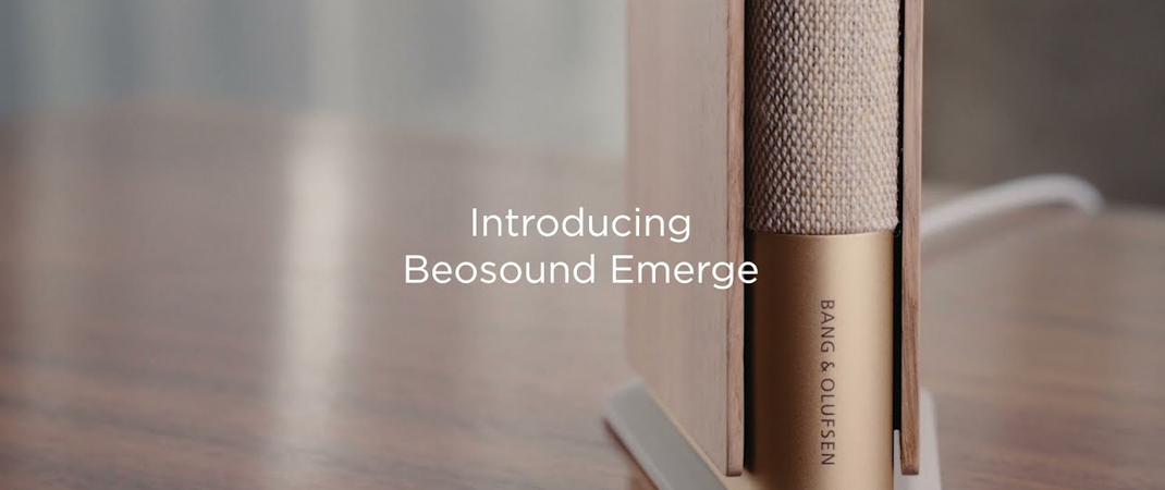 B&O Beosound Emerge 輕巧無線家用揚聲器