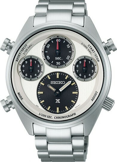 萬年鐘錶 - SEIKO PROSPEX SPEEDTIMER  110週年 太陽能競賽8A50限量套組男錶 SFJ009P1 / 8A50-00D0S 錶徑42MM