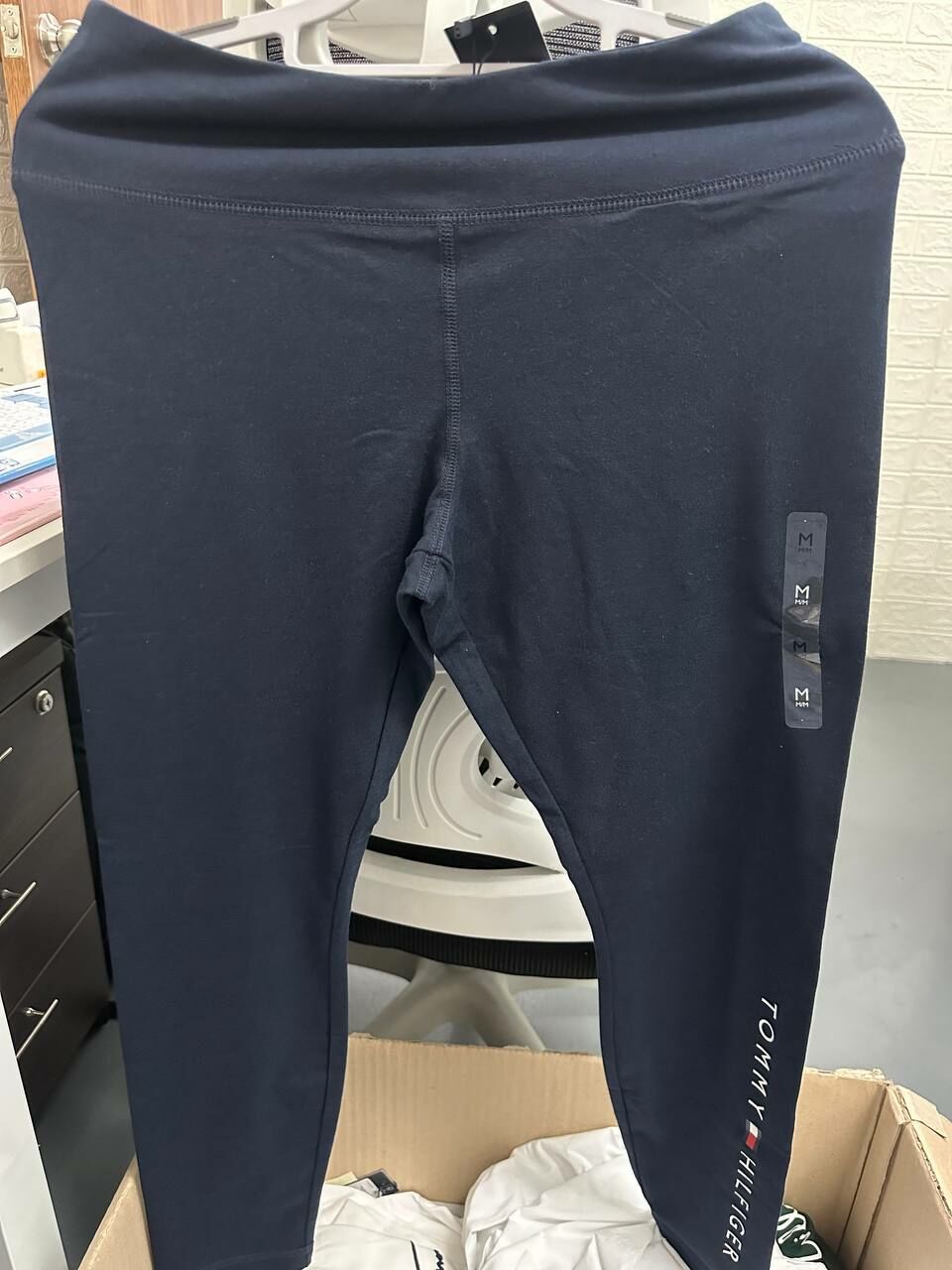 [S] TOMMY HILFIGER SMALL LOGO LEGGING,NAVY, 76J1556-410 (STH383)