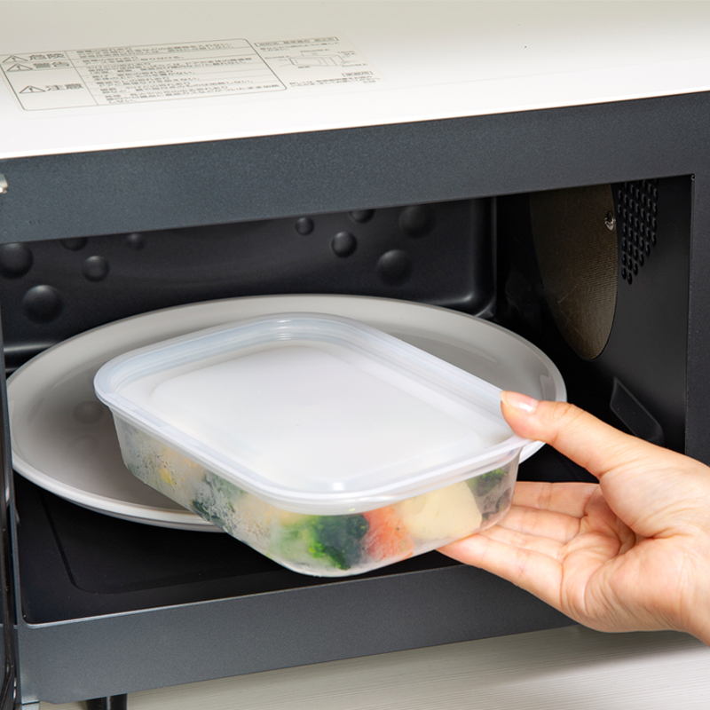 inomata食品保存容器/白 550ml