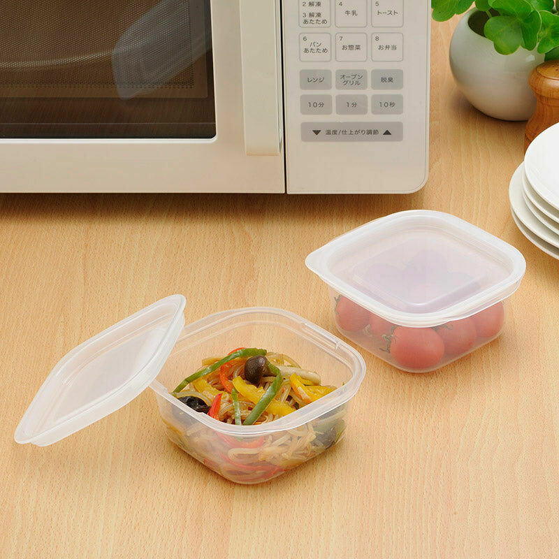 inomata食品保存容器/白 270ml 2入