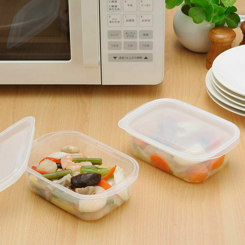 inomata食品保存容器/白 400ml 2入