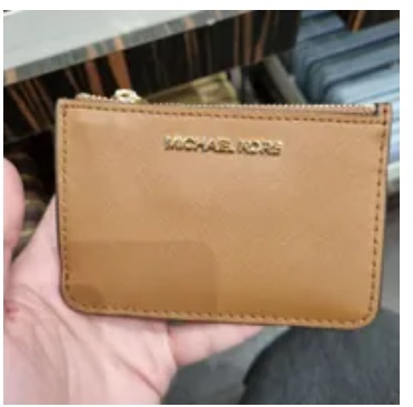 [S] MICHAEL KORS 35F7GTVU1L JET SET TRAVEL LEATHER SM TZ COINPOUCH W ID,LUGGAGE, 191262310348 (SMK570)