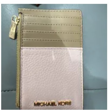 [S] MICHAEL KORS 35R3GTVD2T JET SET TRAVEL MD TZ CARD CASE LEATHER,POWDER BLUSH MULTI, 196163766072 (SMK573)