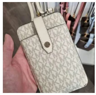 [S] MICHAEL KORS 35R3GTVC2B JET SET TRAVEL PHONE XBDY W CARD HOLDER,LT CRM MULTI, 196163631141 (SMK576)