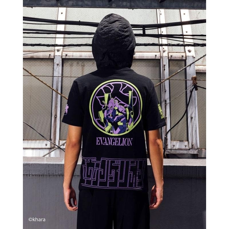 Evastore【EVANGELION×火消魂】 T-Shirt/BLACK（初号機）