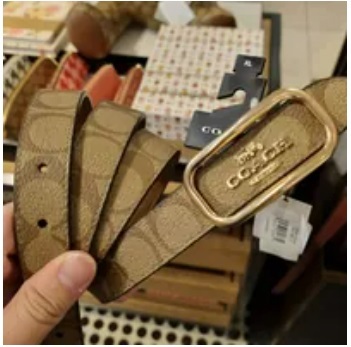 [S] COACH 25 MORG SG PVC BELT,IM/BDX/LIGHT BROWN, CE971-IMBDX (SCO476)