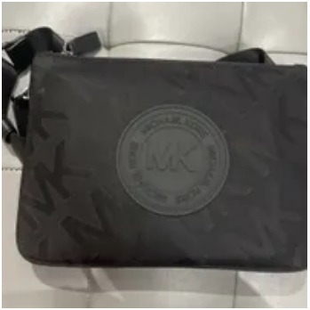 [S] MICHAEL KORS 37F3BKLM7O BROOKLYN EXPANDABLE MSGR,BLACK, 196237099785 (SMK578)