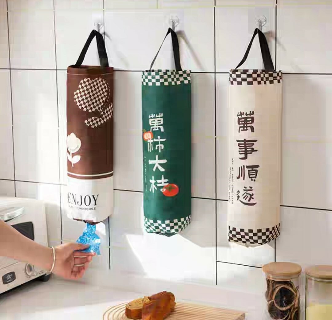 吊掛式垃圾袋收納套(2件組)