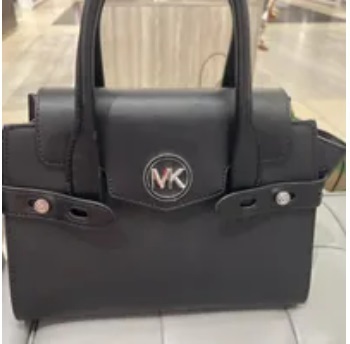 [S] MICHAEL KORS 35S2SNMS8L CARMEN MD FLAP SATCHE,BLACK, 196163100159 (SMK580)