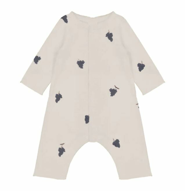 STUDIO BOHEME PARIS 有機棉葡萄印花連身衣 BEN JUMPSUIT