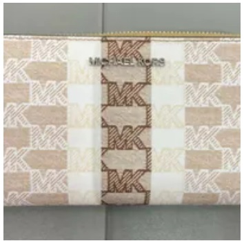 [S] MICHAEL KORS 35F3STVE7I JET SET TRAVEL LG TRAVEL CONTINENTAL,CAMEL, 196163993140 (SMK588)