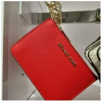 [S] MICHAEL KORS 35F7GTVU1L JET SET TRAVEL LEATHER SM TZ COINPOUCH W ID,DK SANGRIA, 192317121469 (SMK589)