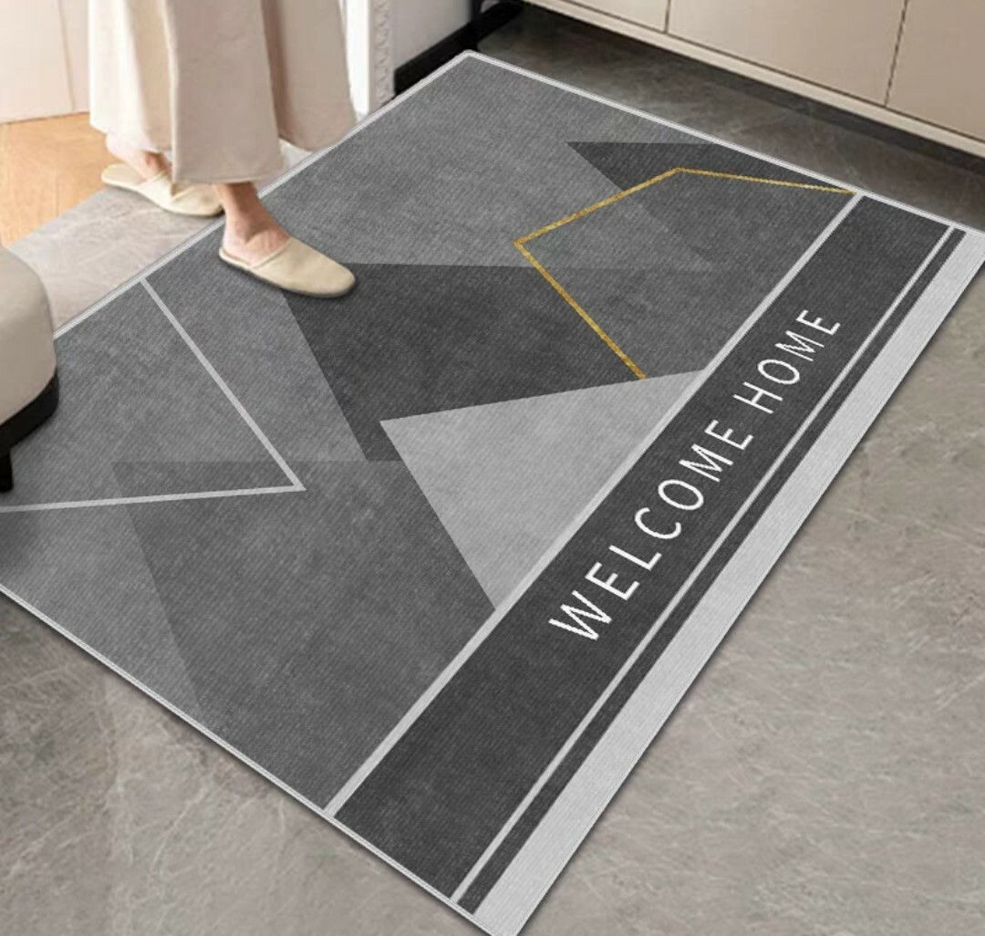 北歐風防滑吸水踏墊(買一送一)