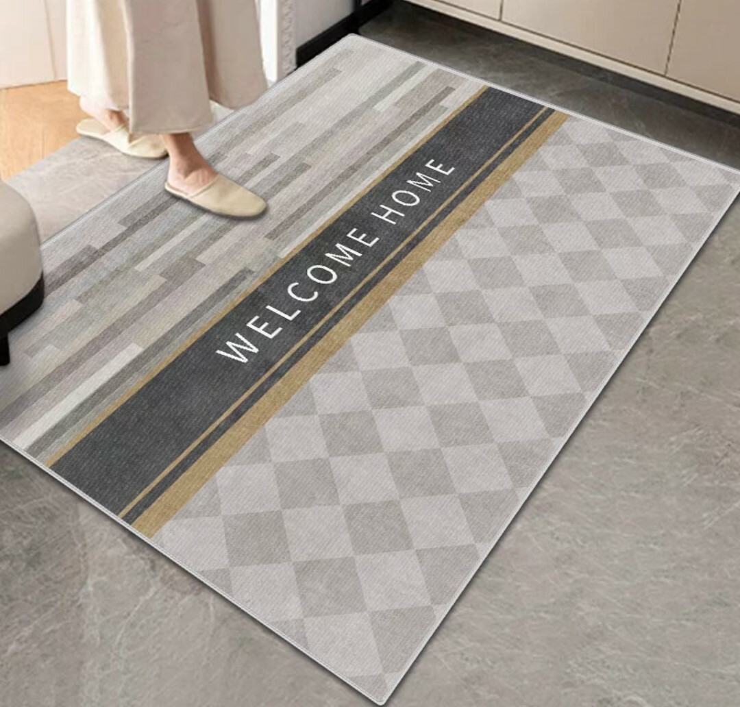 北歐風防滑吸水踏墊(買一送一)