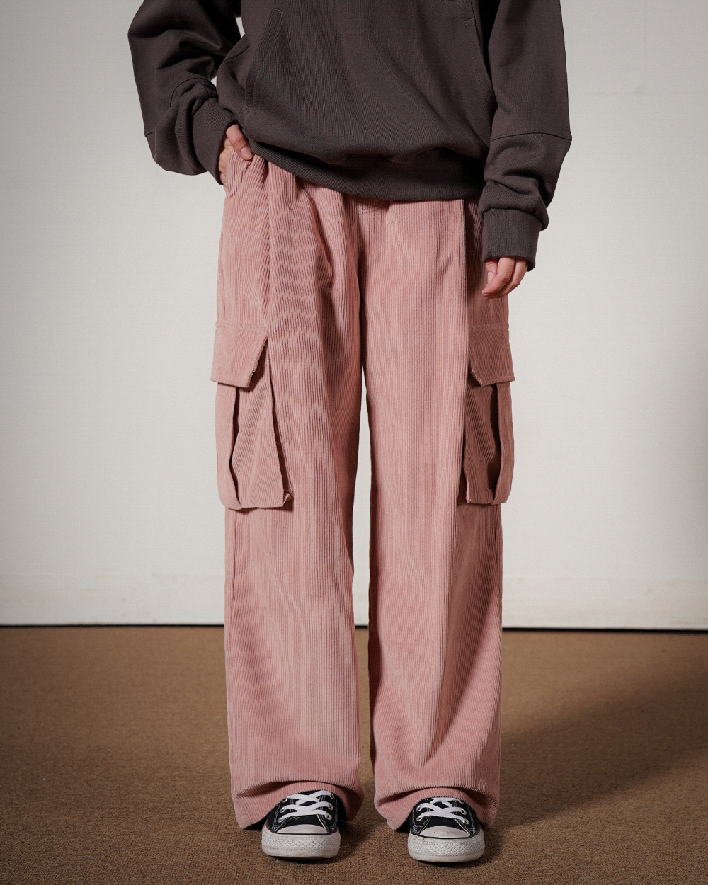 <預購> 韓國WV PROJECT 燈芯絨工裝褲