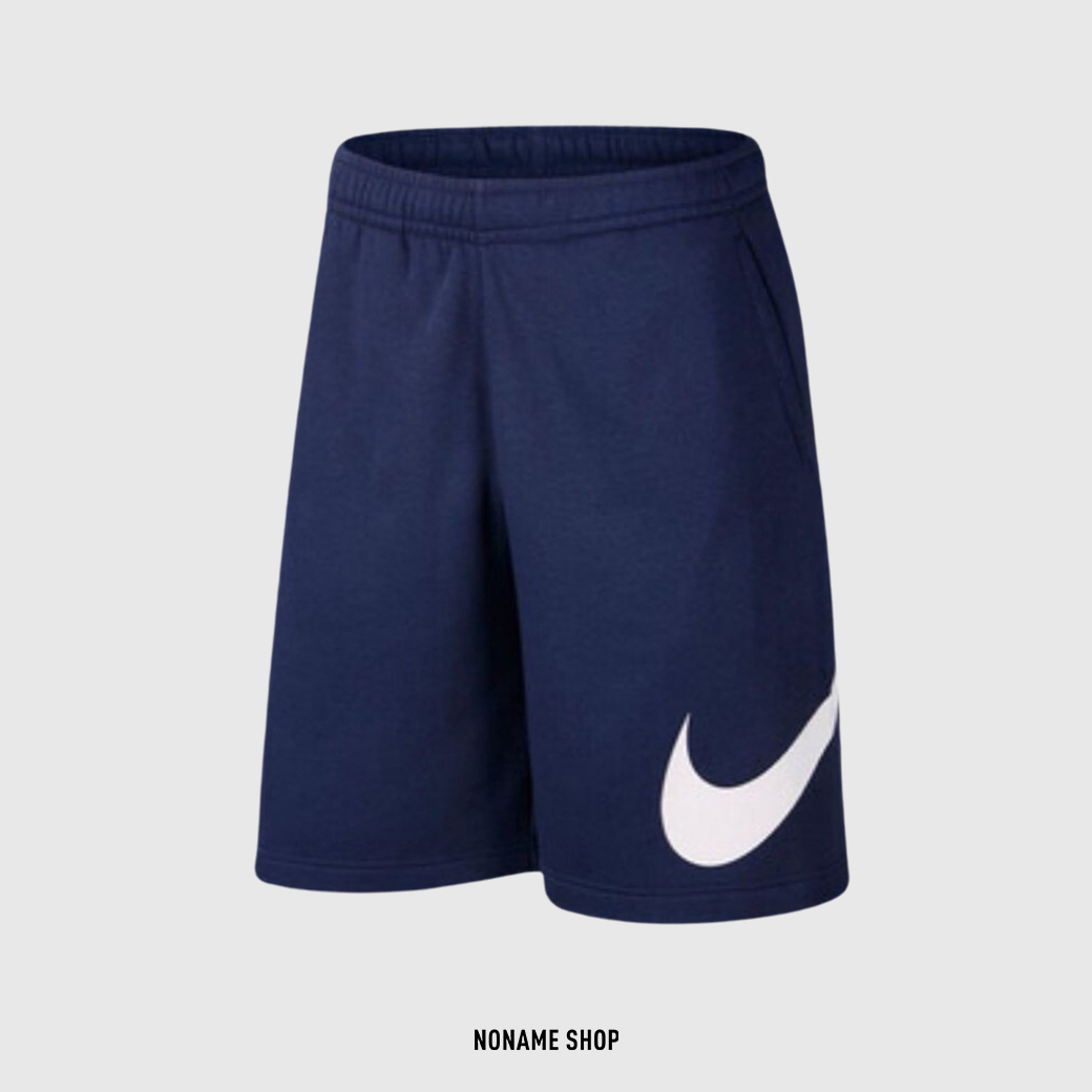 💥出清特價💥 NIKE 大勾 棉褲 短褲 深藍 (男款)
