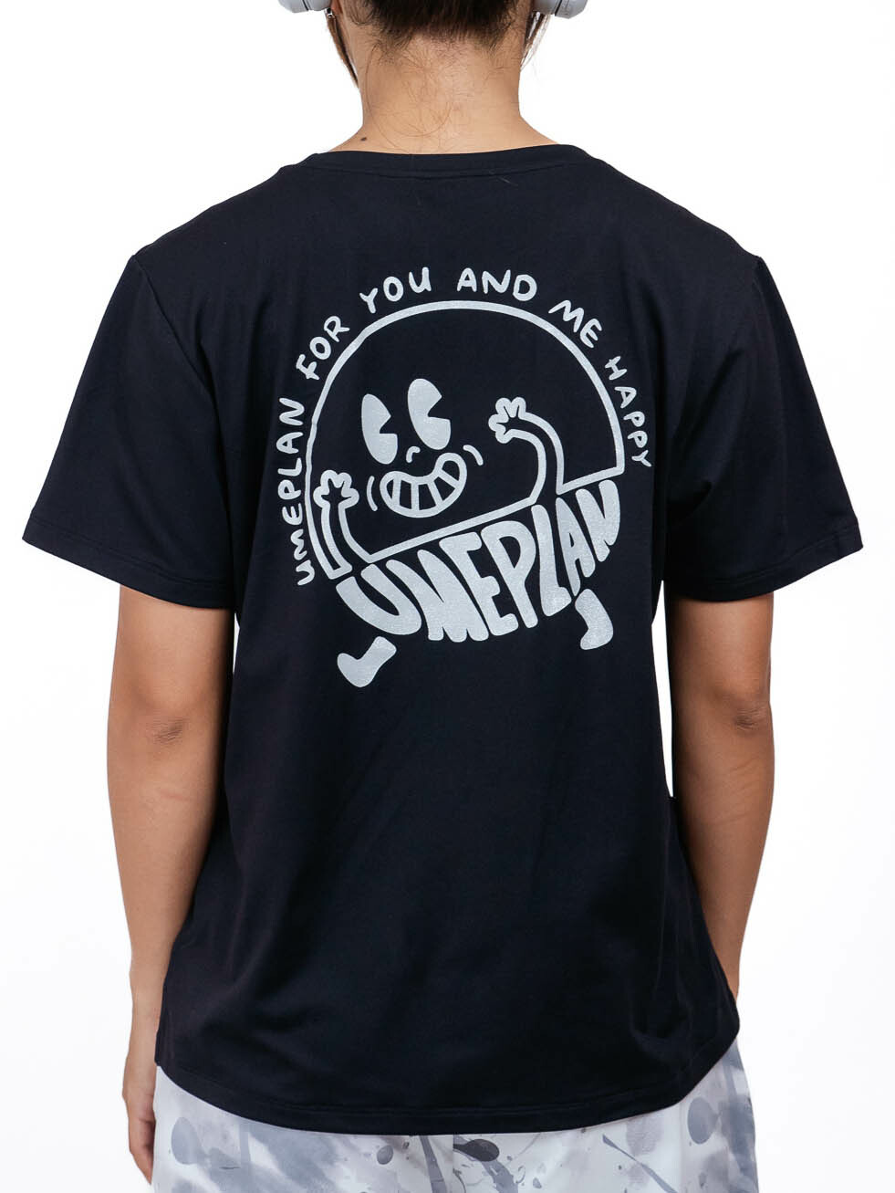 卡通笑臉潮T 黑  S0014PB