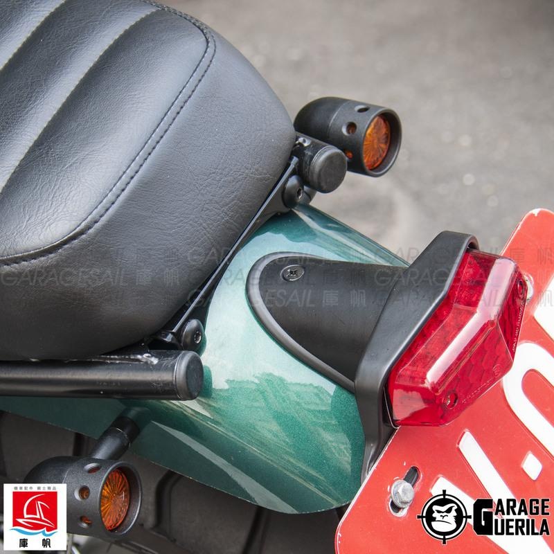 LED 牌架式 尾燈 盧卡斯 L1 平燈座 - 消光黑