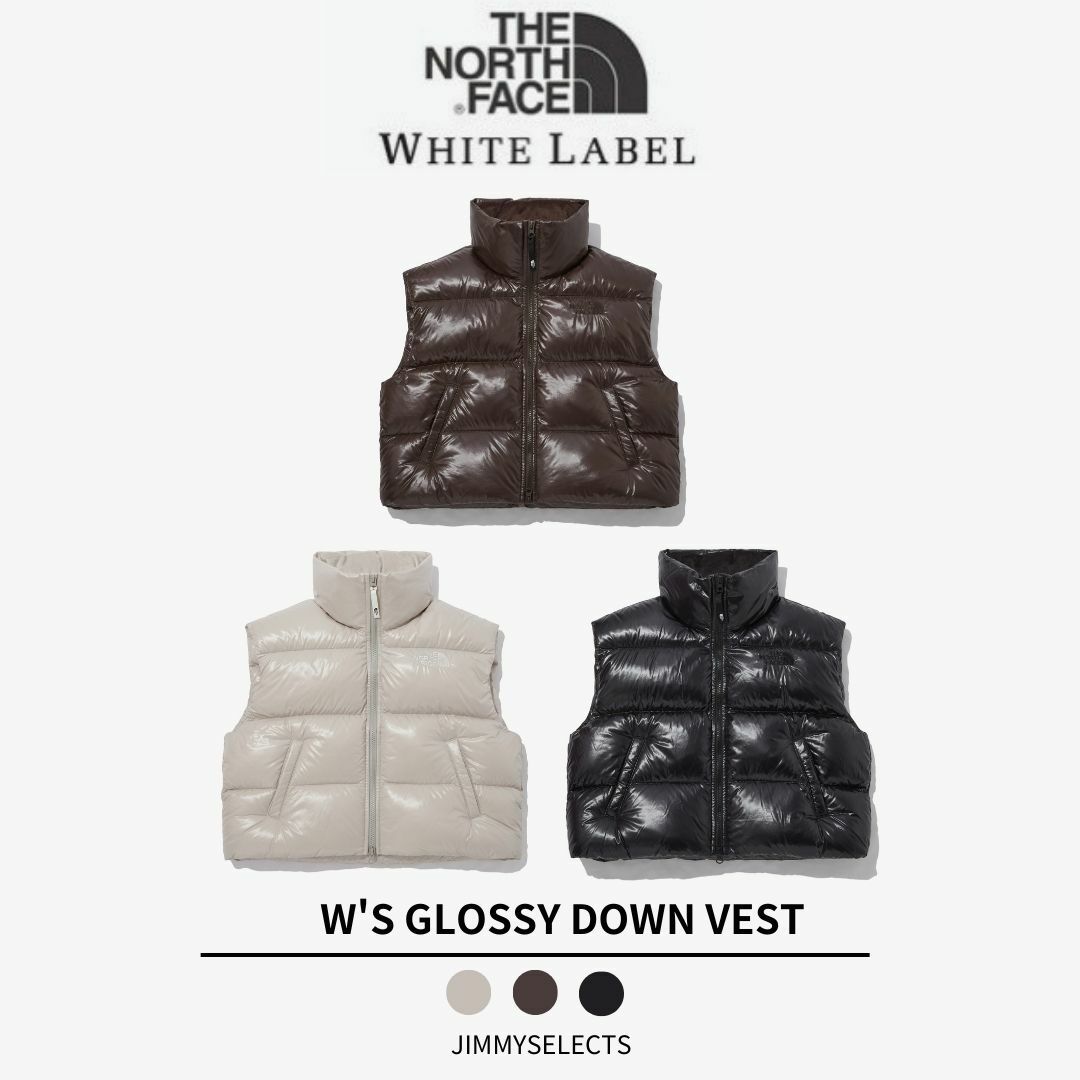 THE NORTH FACE 北臉 白標 女 GLOSSY 羽絨 背心 NV1DP81