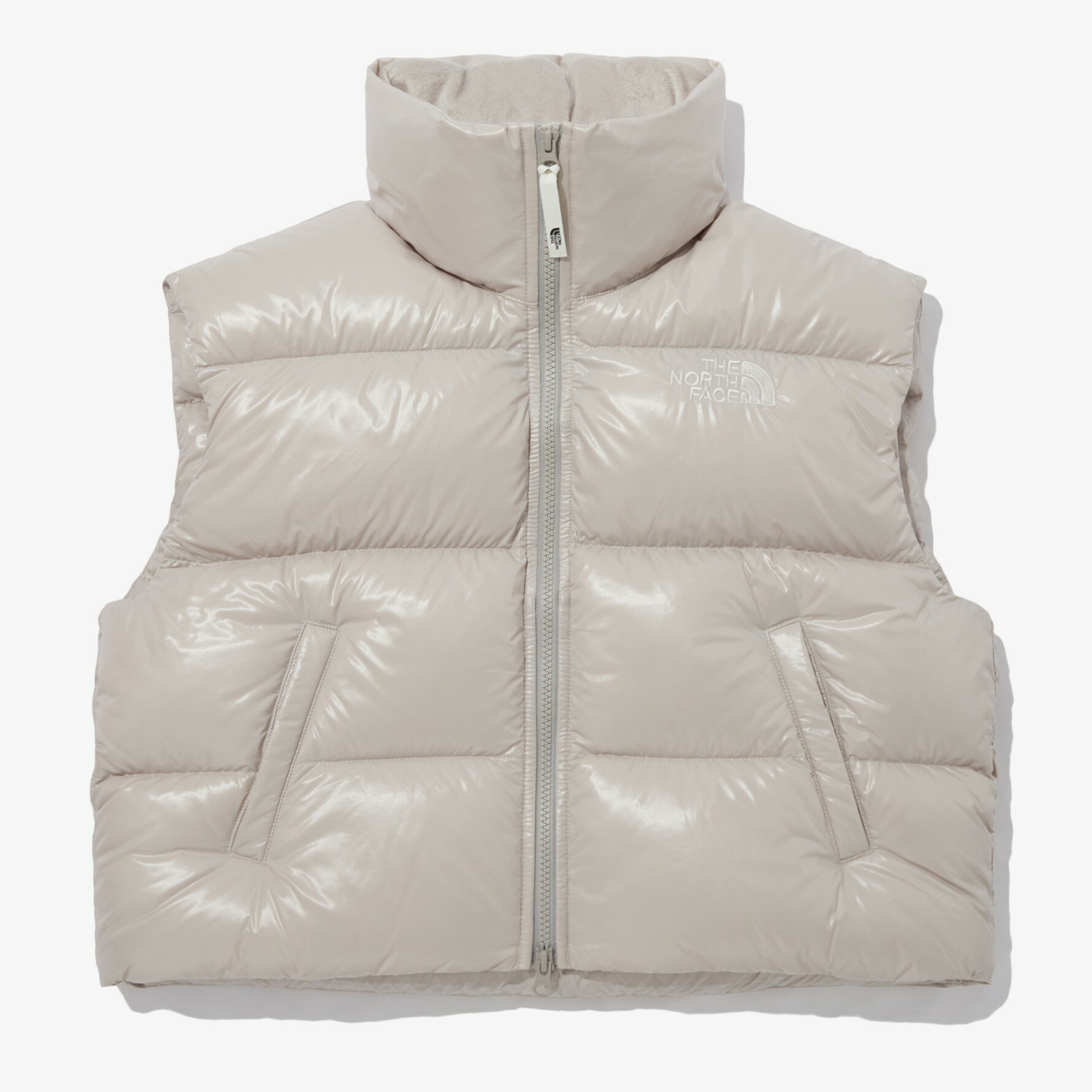 THE NORTH FACE 北臉 白標 女 GLOSSY 羽絨 背心 NV1DP81