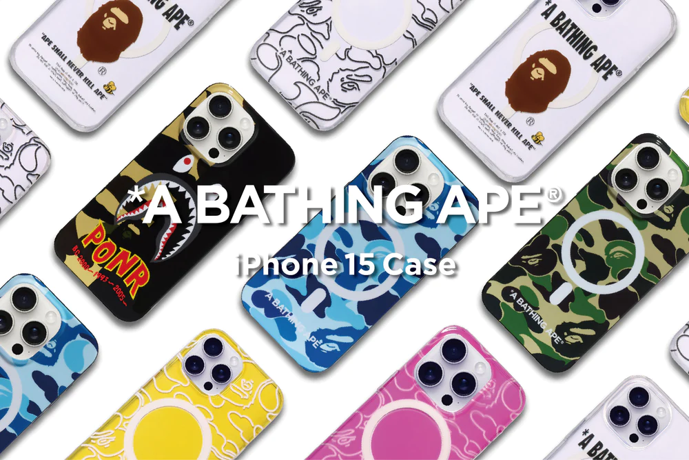 2023AW APE BAPE IPHONE 15 PRO MAX 手機殼 透明 迷彩 現貨