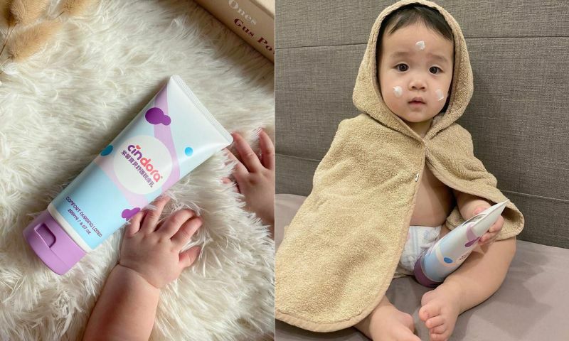 【紫馨寶貝舒護親膚乳】咪寶Mibao來開箱！幫寶貝滋潤肌膚的法寶～