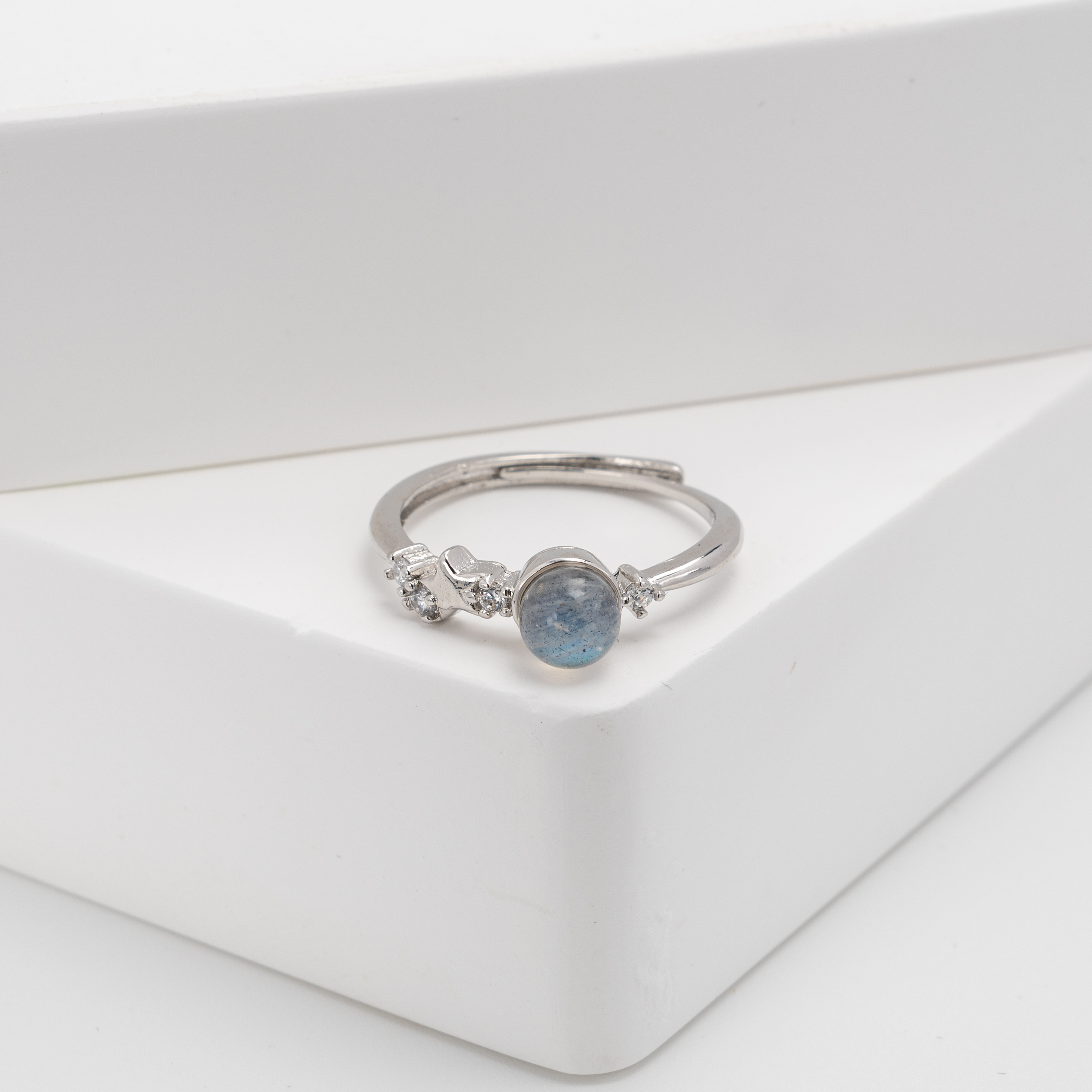 【拉長石】星河戒指