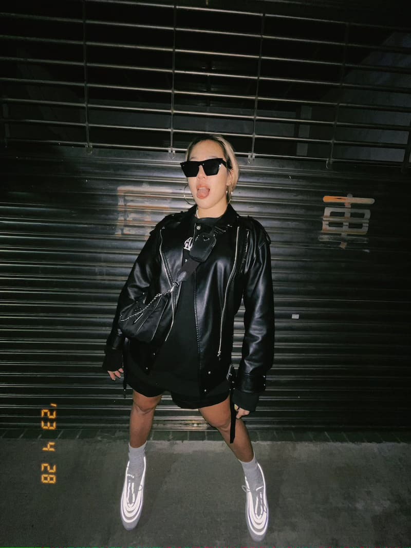 美式OVERSIZE皮衣