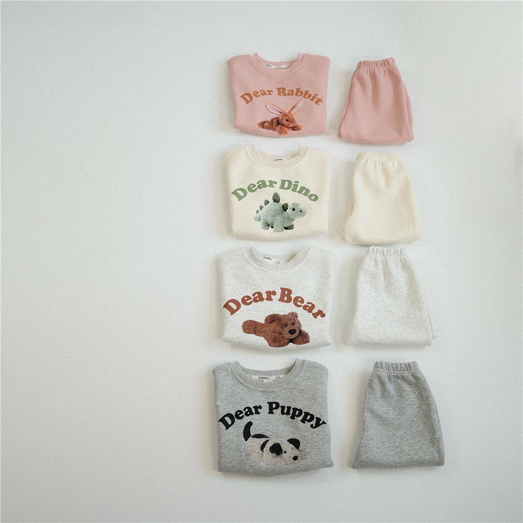 可愛動物運動套裝