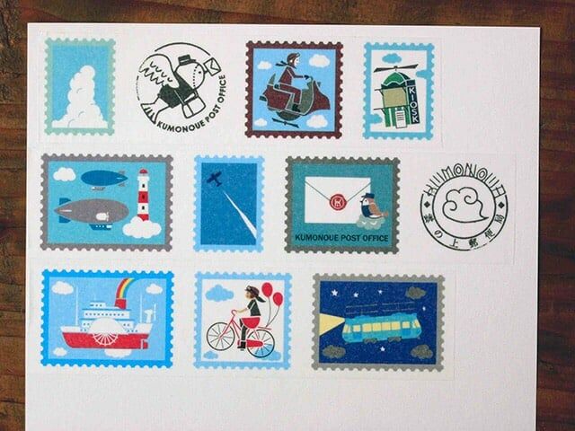 雲の上郵便局 和紙膠帶 飛行機械｜日本 九ポ堂 KYUPODO 日本